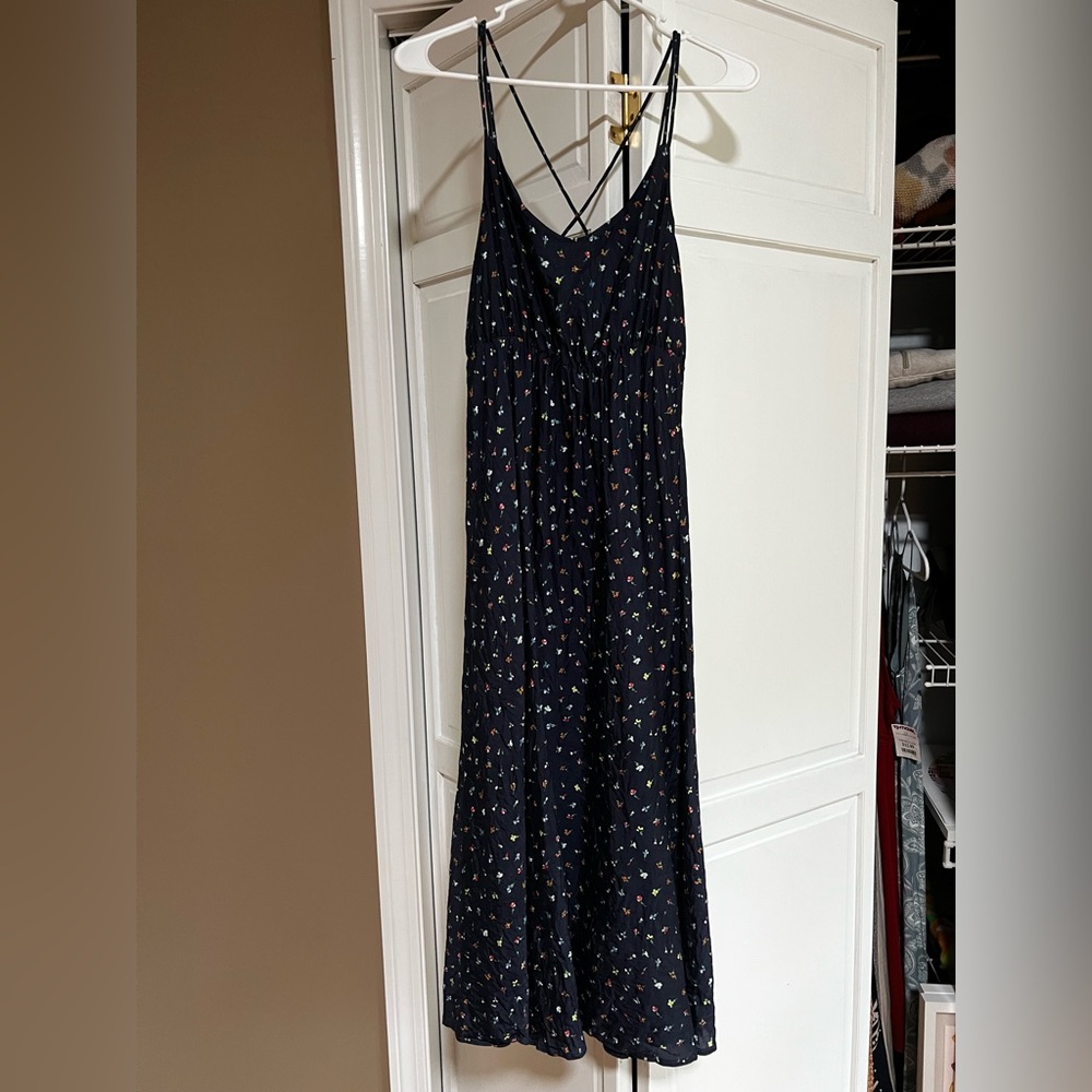 Outerknown Midi Floral Dress